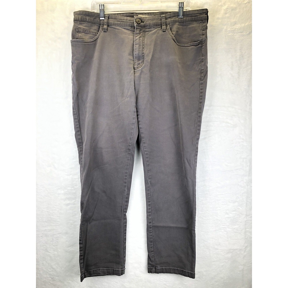 Goodthreads Men 36x30 Cargo Pants Jeans Denim Gray Straight Casual Utility Work
